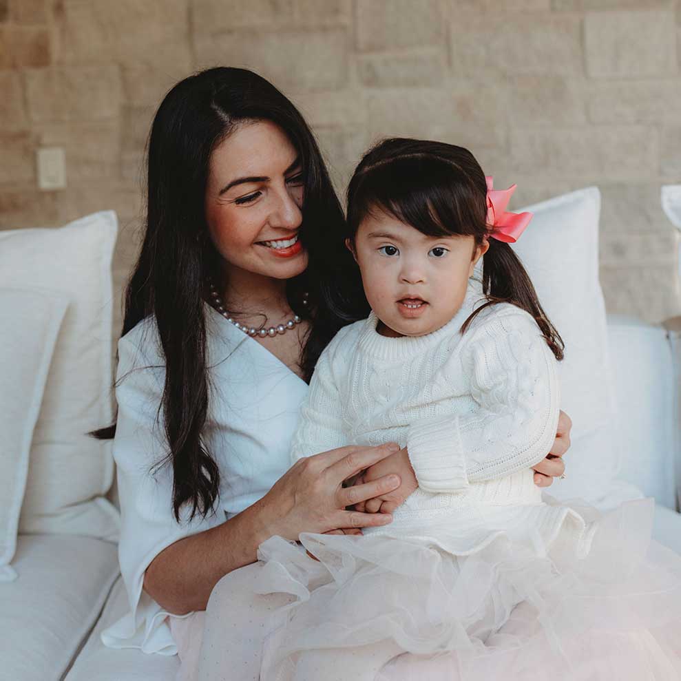Tiffney Ney Vivo with her daughter Avanelle